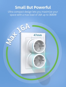 Enchufe Inteligente de Monitoreo de Energía <span class=keywords><strong>EA7</strong></span> 230V16A de Fábrica, Compatible con Alexa y TUYA Matter, Potencia Máxima 3680w - Product Image 4