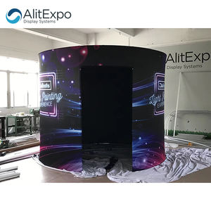 Fiera portatile spogliatoio spogliatoio tessuto di tensionamento camerino - Product Image 2