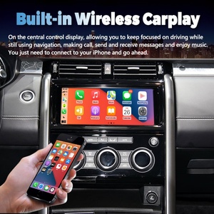 หน้าจอ QLED ขนาด 10.25 นิ้ว วิทยุติดรถยนต์ระบบ Android พร้อมระบบนำทาง GPS สำหรับรถยนต์ Land Rover Discovery 5 ปี 2017 2018 รองรับ CarPlay เครื่องเล่นมัลติมีเดียและวิดีโอ - Product Image 6