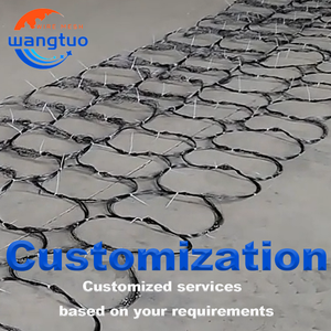 Filo anticarro barriera di sicurezza per campi di battaglia tecnica traforata rete groviglio intrecciato in anelli - Product Image 4