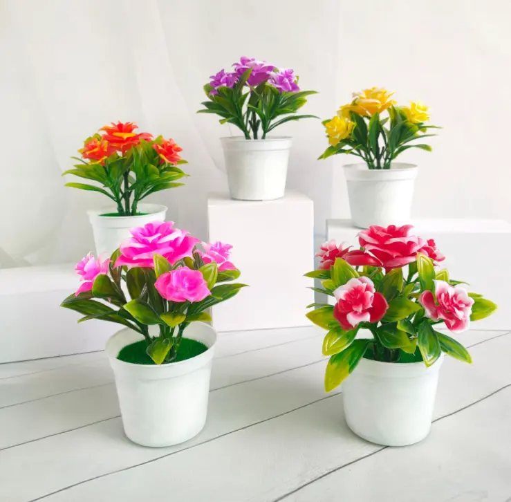 Grüne Pflanze Künstliche Blumen simulation Topfpflanzen Bonsai Simulation Bonsai Tisch dekoration Hersteller Großhandel