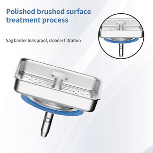 Ou Shunnuo Square Sink Drain Basket Stainless Steel Drop In Lifting Valve Kitchen Sink Accessory - Product Image 4