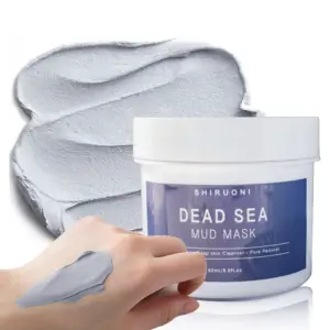 OEM ODM Korean Cosmetic Moisturizing Whitening Exfoliating Black Dead Sea Mud Mask