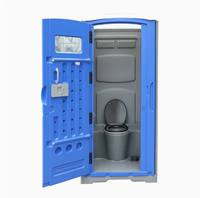 Toilettes mobiles portables en HDPE avec réservoir d'eau pour le camping, la construction et les événements