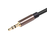 Câble audio adaptateur stéréo 3,5 mm Jack vers 2 RCA AUX, 1 m, blindage combiné en PVC pour ordinateur, haut-parleur, amplificateur, microphone