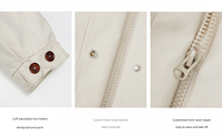 Parka de plumón de longitud media con cuello de piel Toscana, forro interior desmontable 90%, Parka larga de invierno de ganso blanco, chaqueta de plumón para mujer