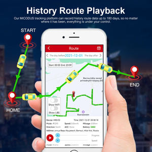 Traceur GPS miniature pour véhicule, localisation en temps réel sur Google Maps 4G, batterie 300 mAh, avec coupure de moteur à distance par SMS - Product Image 5