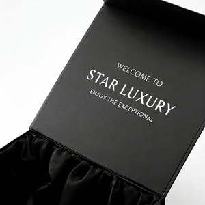 กล่องของขวัญแบบแข็งพับได้แม่เหล็ก บรรจุภัณฑ์กระดาษเครื่องสำอางสั่งทำพิเศษสุดหรู พร้อมซับในผ้าไหม โรงงานผลิตบรรจุภัณฑ์ตามสั่ง - Product Image 5