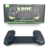 Manette de jeu mobile filaire Gamwing AB05 Type C avec double déclencheur Hall, joystick turbo, manette de jeu légère pour jeux Android et iOS