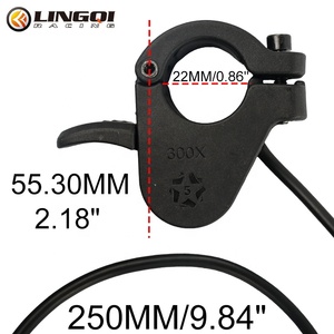 LINGQI Accélérateur de moto 300X Contrôle de la vitesse au pouce Accélérateur pour scooter électrique Pièces détachées de vélo - Product Image 3