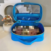 Sacs à cosmétiques étanches PVC Transparent à fermeture éclair sac de toilette suspendu voyage Portable Transparent trousse de maquillage pochette