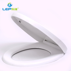 Heavy Duty <strong>Toilet</strong> <strong>Seat</strong> Soft Close White Oval Shape <strong>Quick</strong> <strong>Release</strong> Fixing Hinges - Product Image 3