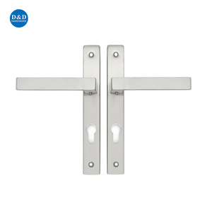 Poignée de <span class=keywords><strong>porte</strong></span> en aluminium à cadre étroit en acier inoxydable 304 316 avec <span class=keywords><strong>plaque</strong></span> Poignée de <span class=keywords><strong>porte</strong></span> à coin carré avec <span class=keywords><strong>plaque</strong></span> - Product Image 2