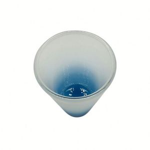Vaso de Cerveza con Forma de Lata, Botella de Agua de 18 oz, Vaso Sublimable en Blanco, Vaso Esmerilado de 18 oz, Vaso Tipo Mason con Tapa de Bambú y Pajita - Product Image 3