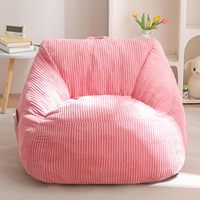 Housse de pouf portable pour enfants, canapé compressible, chaise longue pour enfants, idéale pour se détendre, inclinable, douce et confortable, canapé pour tout-petits