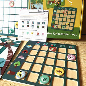 Montessori in legno per bambini trovare la casa di <span class=keywords><strong>animali</strong></span> trovare la direzione <span class=keywords><strong>gioco</strong></span> educativo pensiero logico giocattoli di osservazione per i bambini - Product Image 3