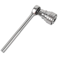 Clé à douille hexagonale à cliquet réglable, outil de réparation automobile