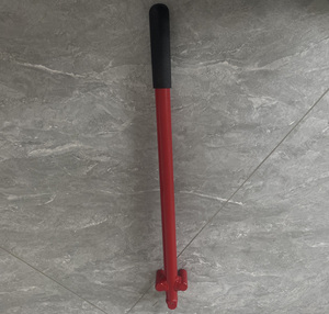 Alat Pembengkok Besi Tulang (Rebar) Tahan Lama, Aksesoris Konstruksi Berlapis Cat Merah, Gaya Desain Modern - Product Image 5