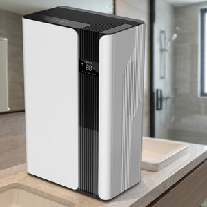 <span class=keywords><strong>Deshumidificador</strong></span> Eléctrico Portátil con Panel Blanco, Pantalla de Temperatura y Humedad Dual, Filtro de Carbón y Luz Ambiental <span class=keywords><strong>para</strong></span> el Hogar - Product Image 4