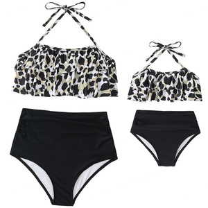 Servicio OEM, Traje de Baño de Dos Piezas con Estampado Geométrico y Push-Up para Mujer, Secado Rápido, Talla XXS, Tirantes en V, Alta Calidad - Product Image 2