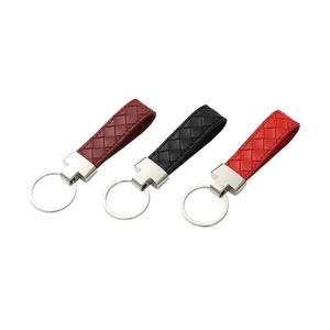 Llavero <span class=keywords><strong>de</strong></span> Cuero para Coche, Colgante Distintivo para Hombre y Mujer, Anillo <span class=keywords><strong>de</strong></span> Cadena Tejida para <span class=keywords><strong>Parejas</strong></span> - Product Image 5