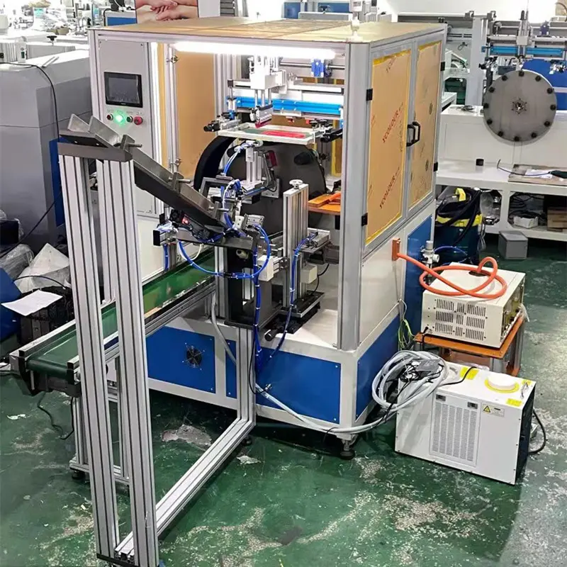 HY-400P/12AAutomatic rotary screen printing machine