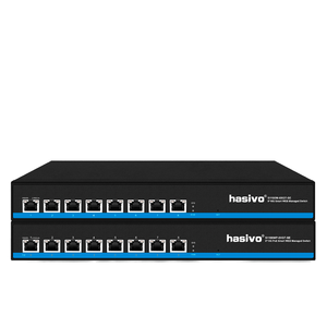 Hasivo 8*10Gbps RJ45 cổng tất cả-trong-một 10 Gigabit POE và non-poe <span class=keywords><strong>Ethernet</strong></span> mạng chuyển đổi - Product Image 2