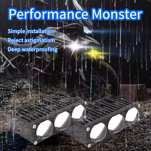 ไฟโปรเจคเตอร์ HyperLight <span class=keywords><strong>U89</strong></span> 180W สำหรับมอเตอร์ไซค์ ATV UTV ความสว่าง 20000LM ไฟขับขี่ขนาดเล็กแบบสองสี ไฟ LED ติดกระจังหน้ารถยนต์ - Product Image 2