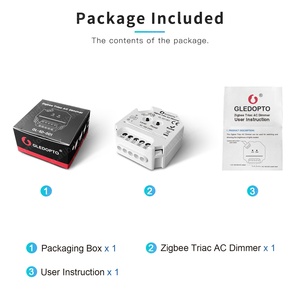 Không dây rf2.4g cuộc sống thông minh AC100V 240V 1.8A ZigBee 3.0 TRIAC AC mờ cho đèn <span class=keywords><strong>Led</strong></span> - Product Image 5