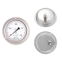 Manómetro Industrial de Alta Resistencia SY YB Axial con Logotipo Personalizado, Relleno de Líquido, Acero Inoxidable SS316L, Precisión del 1.6%, Esfera de 150 mm, SY-Y153B-F