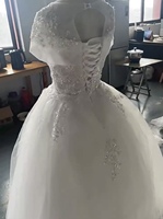 2024 nouveau luxe haute qualité robe de mariée perlée robe de bal princesse robe de mariée en dentelle blanche