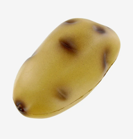 Jouets anti-stress publicitaires en forme de pomme de terre, avec logo personnalisé, cadeau promotionnel, balles à presser pour soulager le stress, nouveauté douce pour le bureau