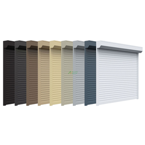 Volets roulants électriques blancs avec protection contre les tempêtes pour portes Portes à volets avancés - Product Image 4