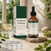 Gouttes de soutien lymphatique à marque privée pour le soulagement des ballonnements et le renforcement immunitaire, 2 fl oz, livraison rapide