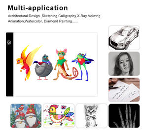 A4 A5 طاولة ليد لوحة ليد لوحة رسم استنسل لوحة رسم رسم طاولة تتبع ضوء ليد - Product Image 4