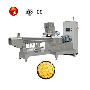 Fully Automatic Small Puffed Maize Snacks Food Extruder Machine Puff Corn Snack line Complete Making Machine