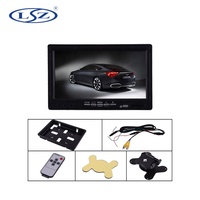Moniteur de voiture AHD TFT LCD LED 7 pouces pour affichage portable HD, rétroviseur de stationnement arrière, surveillance de la voiture