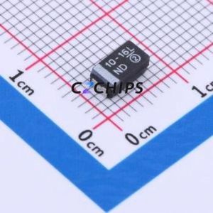 Condensateur au tantale 593D106X0016C2TE3 2312 (Capacité : 10 µF) (Précision : 20 % Tension nominale : 16 V) - Product Image 1