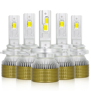ไฟหน้ารถยนต์ K55 LED Low High One Copper Tube External Drive สามสี 120W รุ่น H1 H3 H7 H11 H4  ไฟ LED 12v - Product Image 1