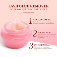 Crème pour cils, gel liquide dissolvant la colle, dissolvant d'adhésif pour extensions de cils, LOGO personnalisé