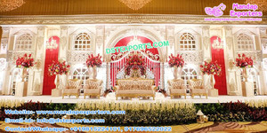 Scène de mariage arc-en-ciel suisse, en Fiber canadienne, nouveau modèle, bijouterie pour décoration de mariage, Grand spectacle américain - Product Image 5