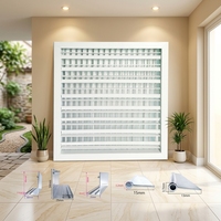 Grille de ventilation carrée moderne 10 po x 6 po pour ouverture de conduit - Grille de chauffage en aluminium à déflection simple réglable pour plafond/mur