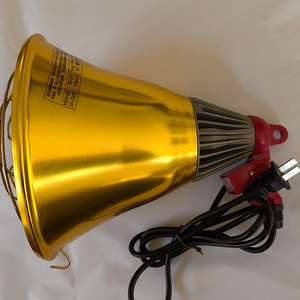 ฝาครอบโคมไฟโลหะทรงกรวยสีทองสำหรับเครื่องทำความร้อนในฟาร์มสัตว์ JD215 แสงวอร์มไลท์ - Product Image 1