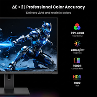 Moniteur de jeu IPS 27 pouces OEM ODM 165Hz 1ms FHD sans cadre avec écran LCD 99% SRGB pour le jeu