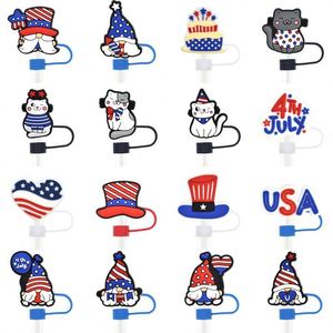 <b>Easter</b> July 4th National Day Independent Day New Tumbler Straw Topper Wholesale Promotion Gift 3D Water Bottle Accessories - Product Image 5