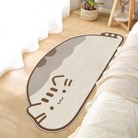 Tapis doux en polyester absorbant la fausse fourrure en peau de mouton tapis salon marocain tapis de salle de bain karpet kamar mandi