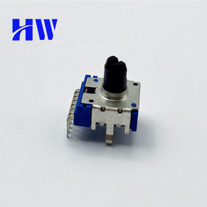 Potentiomètre rotatif 14mm 300 ° 100k Ohm 7 broches Résistance variable de contrôle du volume pour contrôleur de volume audio - Product Image 4