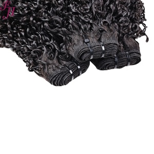 FH Pixie <span class=keywords><strong>Curl</strong></span> Double Drawn Nagel haut ausgerichtet vietnam ischen Haars chuss Raw Indian Human Hair Bundles - Product Image 3