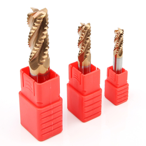 4 sáo cuối nhà máy Dia 10mm thô endmill 55 HRC 10mm coban vonfram rắn cacbua thô phay cắt Công cụ hrc55 - Product Image 3