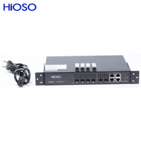 HiOSO HA7304 Dengan Modul PON 4PON OLT MINI Peralatan Fiber 4 Port Harga Pabrik OLT Terlaris di AS